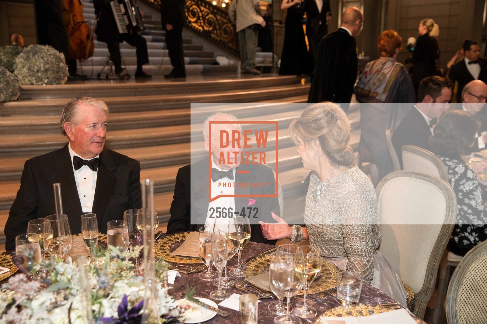 Jack Mettler, Gary Shansby, Lonna Wais, SAN FRANCISCO BALLET Opening Night Gala: PHENOMENAL - Intermission & Dinner, US. SF City Hall, January 22nd, 2014,Drew Altizer, Drew Altizer Photography, full-service event agency, private events, San Francisco photographer, photographer California