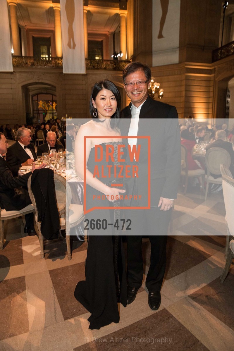 Akiko Yamazaki, Jerry Yang, SAN FRANCISCO BALLET Opening Night Gala: PHENOMENAL - Intermission & Dinner, US. SF City Hall, January 22nd, 2014,Drew Altizer, Drew Altizer Photography, full-service agency, private events, San Francisco photographer, photographer california