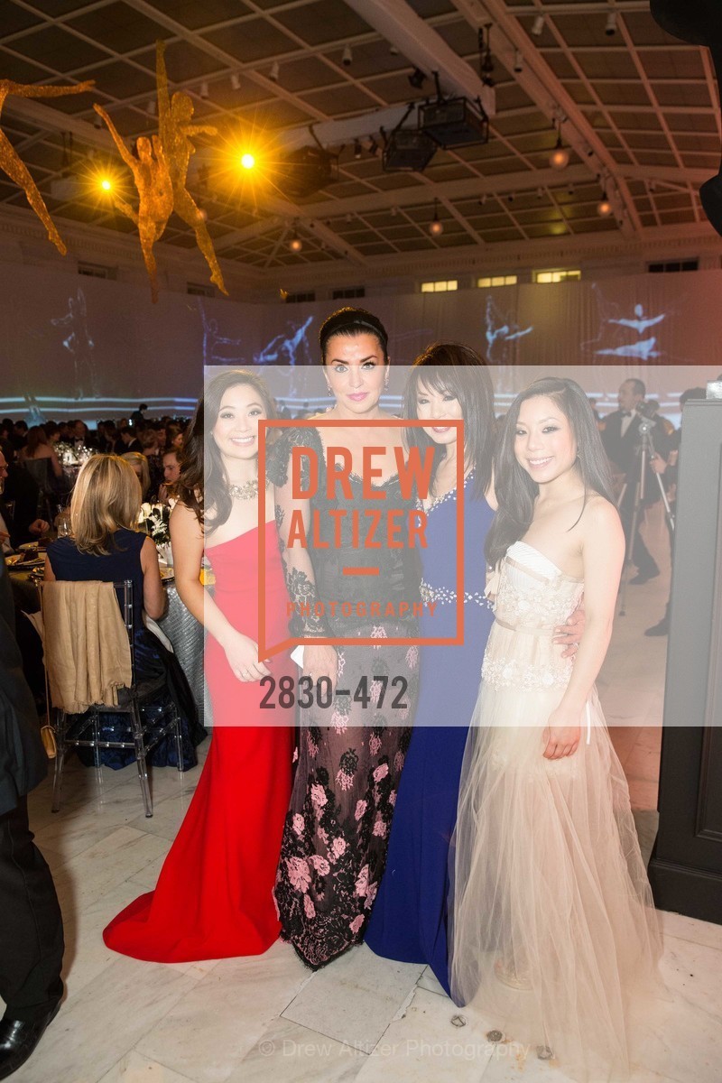 Kelcie Lee, Azadeh Riaz, Jennifer Lee, Kristin Lee, SAN FRANCISCO BALLET Opening Night Gala: PHENOMENAL - Intermission & Dinner, US. SF City Hall, January 22nd, 2014,Drew Altizer, Drew Altizer Photography, full-service event agency, private events, San Francisco photographer, photographer California
