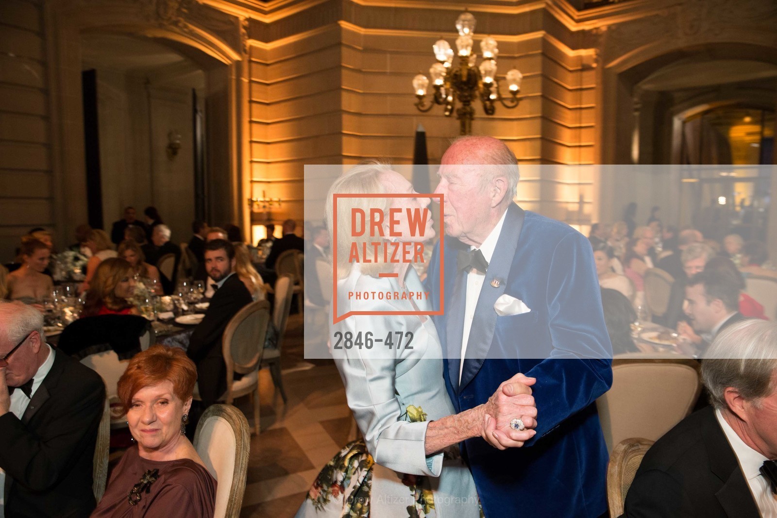 Charlotte Shultz, George Shultz, SAN FRANCISCO BALLET Opening Night Gala: PHENOMENAL - Intermission & Dinner, US. SF City Hall, January 22nd, 2014,Drew Altizer, Drew Altizer Photography, full-service agency, private events, San Francisco photographer, photographer california