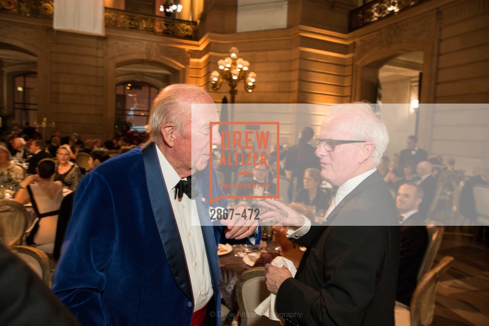 George Shultz, Helgi Tomasson, SAN FRANCISCO BALLET Opening Night Gala: PHENOMENAL - Intermission & Dinner, US. SF City Hall, January 22nd, 2014,Drew Altizer, Drew Altizer Photography, full-service agency, private events, San Francisco photographer, photographer california