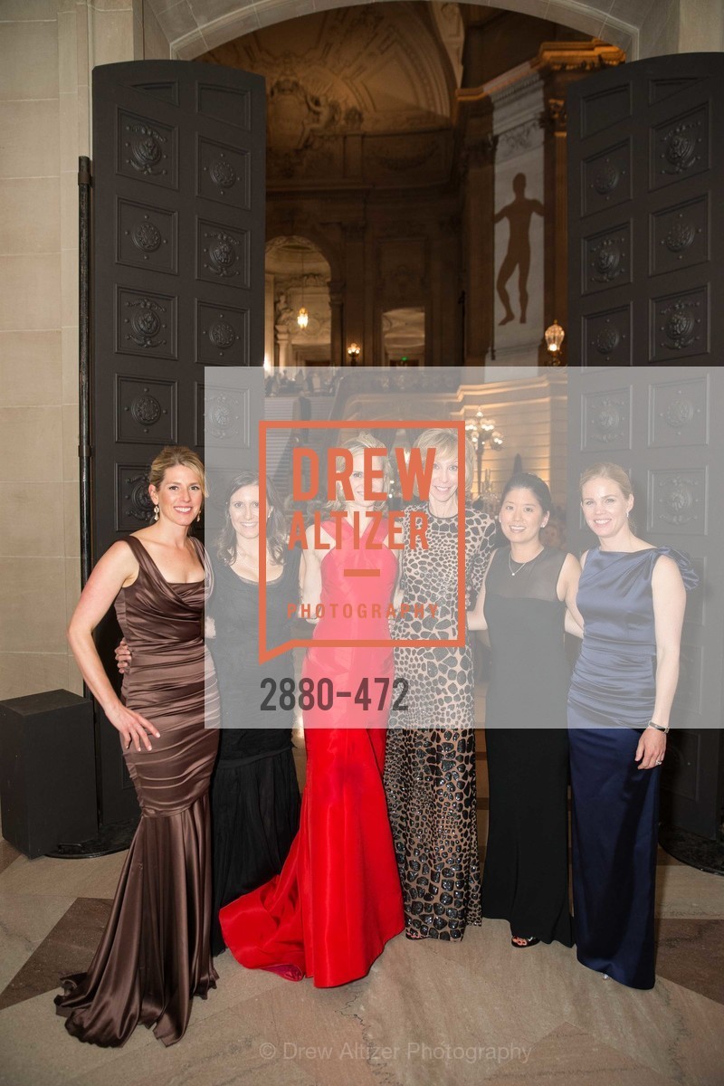 Erin O'Donovan, Jessica Spaly, Anne Marie Peterson, Nancy Kukacka, Tomoko Fortune, Alison Bhusri, SAN FRANCISCO BALLET Opening Night Gala: PHENOMENAL - Intermission & Dinner, US. SF City Hall, January 22nd, 2014,Drew Altizer, Drew Altizer Photography, full-service agency, private events, San Francisco photographer, photographer california