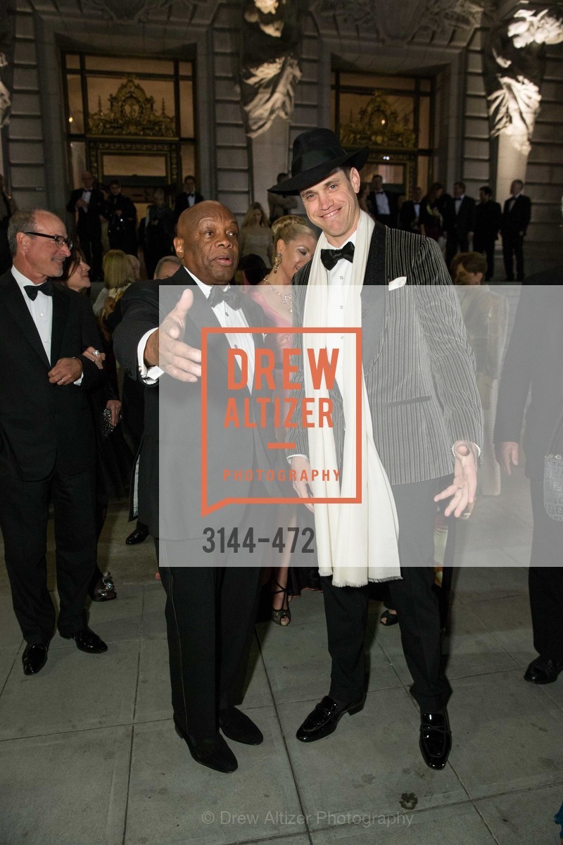 Willie Brown, Robert Mailer Anderson, SAN FRANCISCO BALLET Opening Night Gala: PHENOMENAL - Intermission & Dinner, US. SF City Hall, January 22nd, 2014,Drew Altizer, Drew Altizer Photography, full-service agency, private events, San Francisco photographer, photographer california