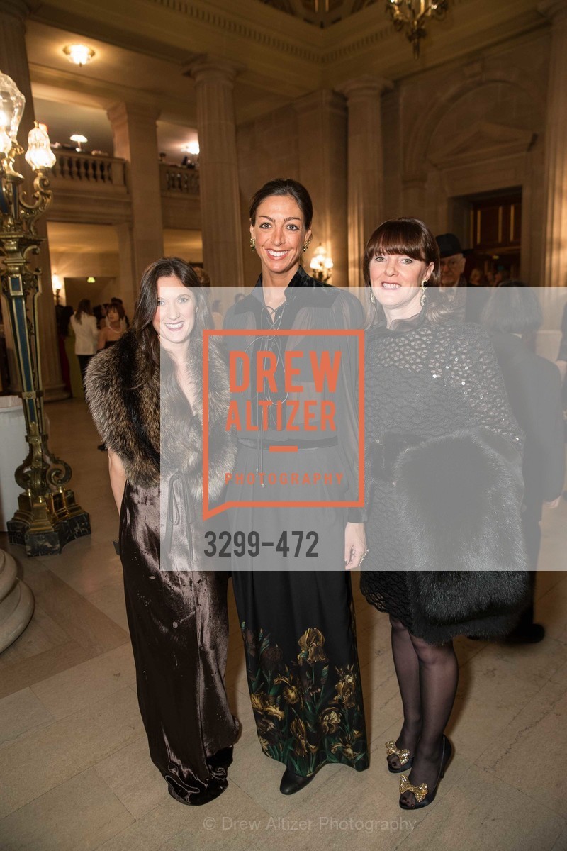 Kerri Clark, Trisha Gregory, Allison Speer, SAN FRANCISCO BALLET Opening Night Gala: PHENOMENAL - Intermission & Dinner, US. SF City Hall, January 22nd, 2014,Drew Altizer, Drew Altizer Photography, full-service agency, private events, San Francisco photographer, photographer california