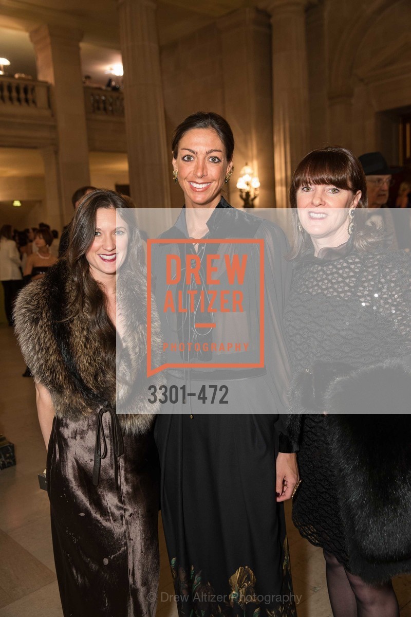 Kerri Clark, Trisha Gregory, Allison Speer, SAN FRANCISCO BALLET Opening Night Gala: PHENOMENAL - Intermission & Dinner, US. SF City Hall, January 22nd, 2014