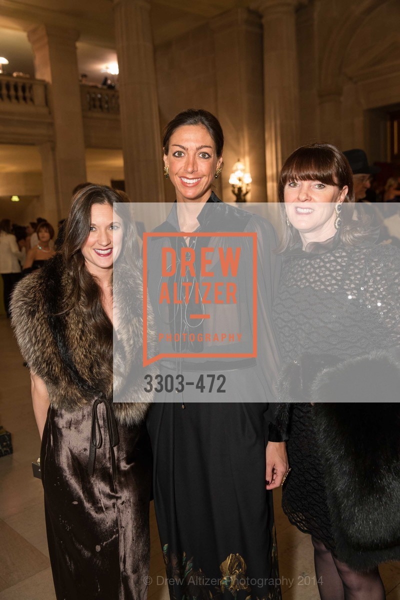 Kerri Clark, Trisha Gregory, Allison Speer, SAN FRANCISCO BALLET Opening Night Gala: PHENOMENAL - Intermission & Dinner, US. SF City Hall, January 22nd, 2014,Drew Altizer, Drew Altizer Photography, full-service agency, private events, San Francisco photographer, photographer california