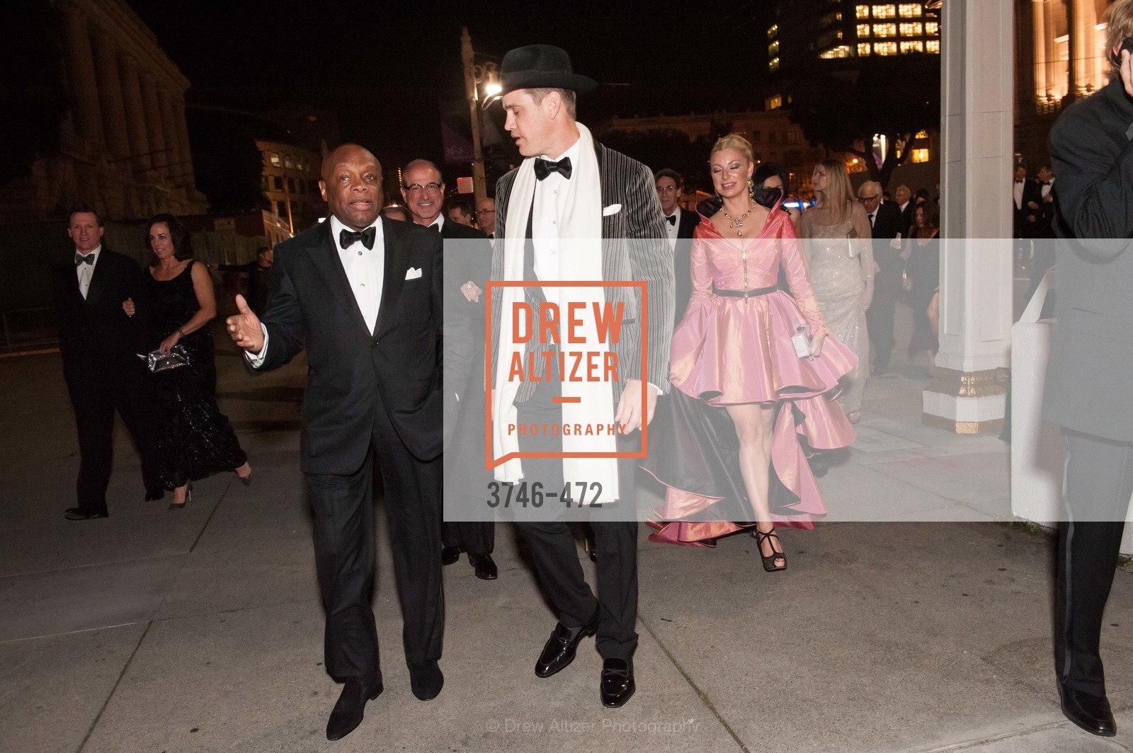 Willie Brown, Robert Mailer Anderson, SAN FRANCISCO BALLET Opening Night Gala: PHENOMENAL - Intermission & Dinner, US. SF City Hall, January 22nd, 2014,Drew Altizer, Drew Altizer Photography, full-service agency, private events, San Francisco photographer, photographer california