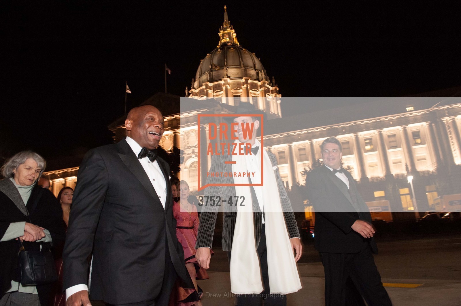 Willie Brown, Robert Mailer Anderson, SAN FRANCISCO BALLET Opening Night Gala: PHENOMENAL - Intermission & Dinner, US. SF City Hall, January 22nd, 2014,Drew Altizer, Drew Altizer Photography, full-service agency, private events, San Francisco photographer, photographer california