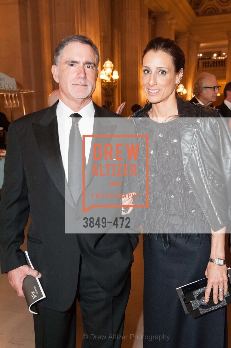 Phil Bronstein, Christine Bronstein, SAN FRANCISCO BALLET Opening Night Gala: PHENOMENAL - Intermission & Dinner, US. SF City Hall, January 22nd, 2014,Drew Altizer, Drew Altizer Photography, full-service agency, private events, San Francisco photographer, photographer california