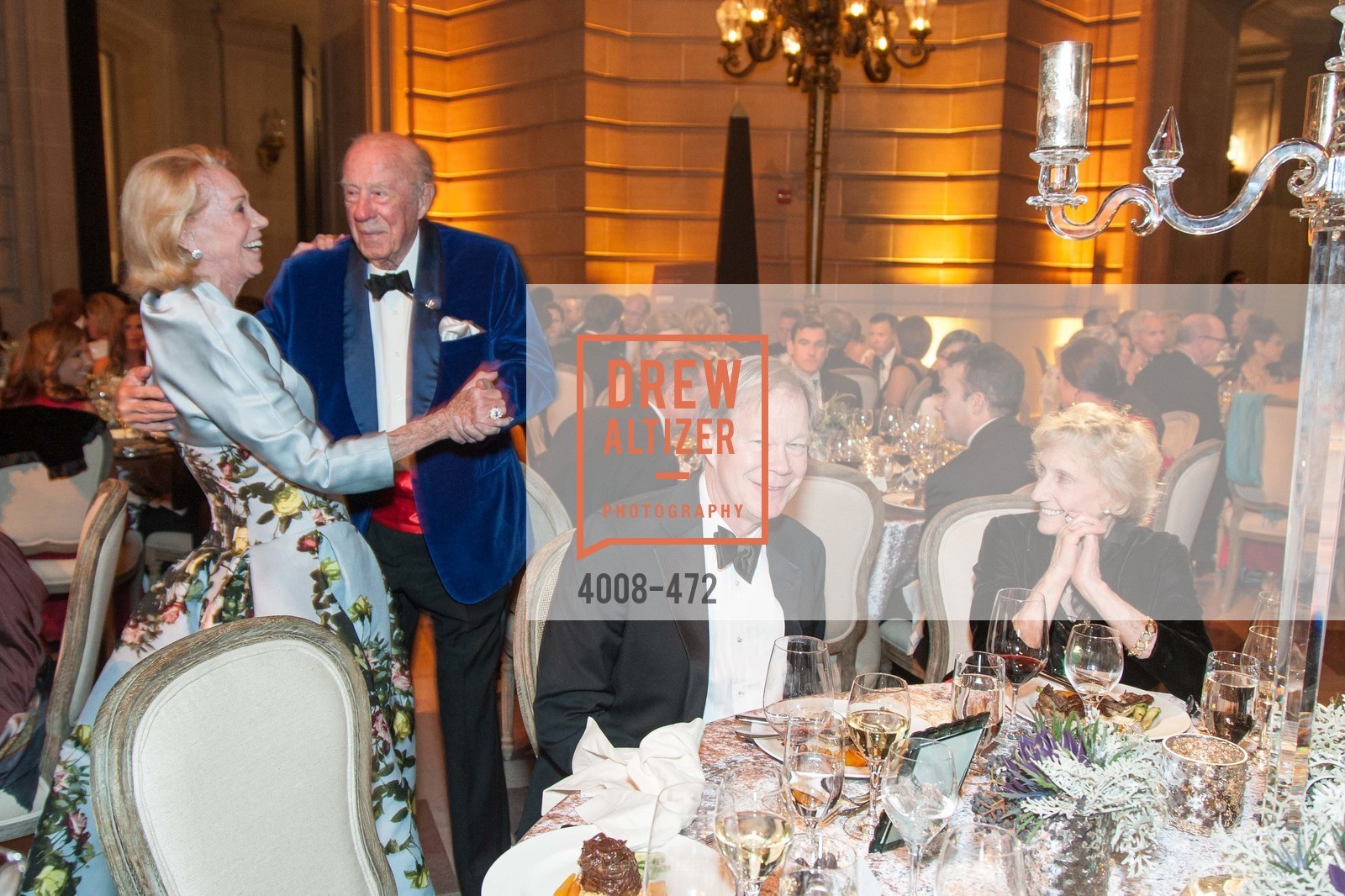 Charlotte Shultz, George Shultz, George Jewett, Nancy Bechtle, SAN FRANCISCO BALLET Opening Night Gala: PHENOMENAL - Intermission & Dinner, US. SF City Hall, January 22nd, 2014,Drew Altizer, Drew Altizer Photography, full-service agency, private events, San Francisco photographer, photographer california