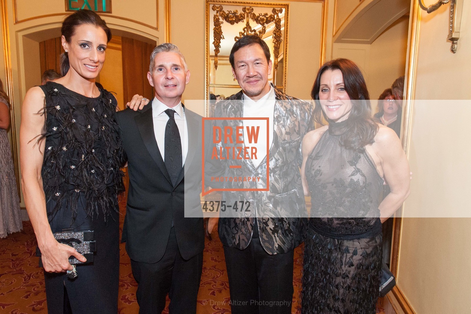 Christine Bronstein, Eric Murphy, Timothy Wu, Debra Taylor, SAN FRANCISCO BALLET Opening Night Gala: PHENOMENAL - Intermission & Dinner, US. SF City Hall, January 22nd, 2014,Drew Altizer, Drew Altizer Photography, full-service agency, private events, San Francisco photographer, photographer california