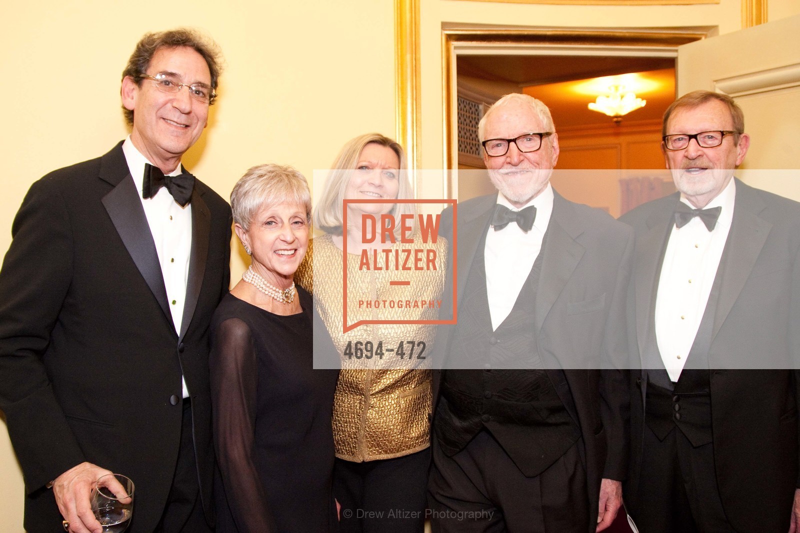 Fred Levin, Nancy Livingston, James Hormel, SAN FRANCISCO BALLET Opening Night Gala: PHENOMENAL - Intermission & Dinner, US. SF City Hall, January 22nd, 2014,Drew Altizer, Drew Altizer Photography, full-service agency, private events, San Francisco photographer, photographer california
