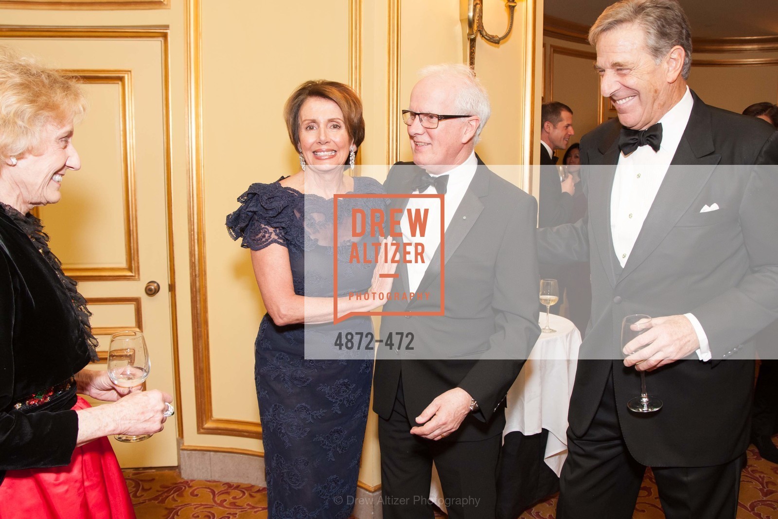 Nancy Pelosi, Helgi Tomasson, Paul Pelosi, SAN FRANCISCO BALLET Opening Night Gala: PHENOMENAL - Intermission & Dinner, US. SF City Hall, January 22nd, 2014,Drew Altizer, Drew Altizer Photography, full-service agency, private events, San Francisco photographer, photographer california