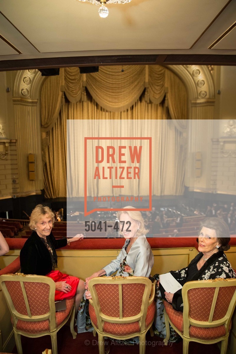 Nancy Bechtle, Charlotte Shultz, Lucy Jewett, SAN FRANCISCO BALLET Opening Night Gala: PHENOMENAL - Intermission & Dinner, US. SF City Hall, January 22nd, 2014,Drew Altizer, Drew Altizer Photography, full-service event agency, private events, San Francisco photographer, photographer California