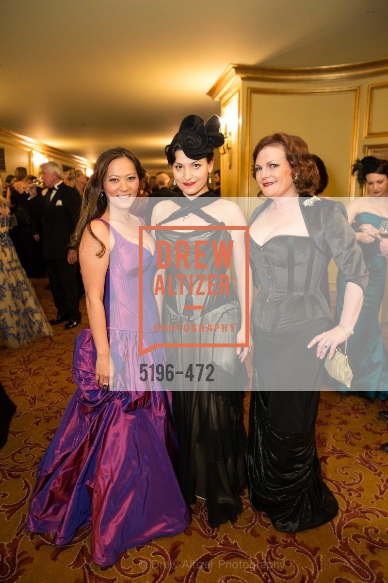 Elizabeth Fullerton, Autumn Adamme, Jennifer Raiser, SAN FRANCISCO BALLET Opening Night Gala: PHENOMENAL - Intermission & Dinner, US. SF City Hall, January 22nd, 2014