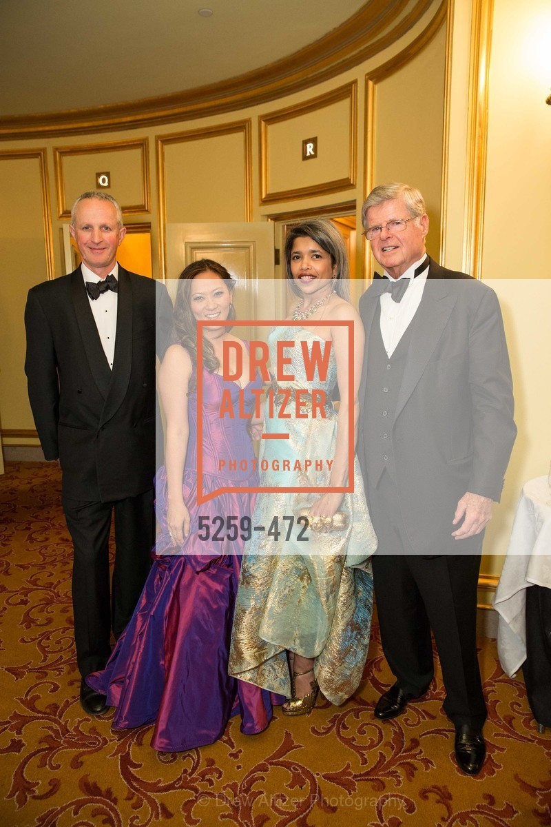 Phil Pemberton, Elizabeth Fullerton, Deepa Pakianathan, Richard Barker, SAN FRANCISCO BALLET Opening Night Gala: PHENOMENAL - Intermission & Dinner, US. SF City Hall, January 22nd, 2014,Drew Altizer, Drew Altizer Photography, full-service event agency, private events, San Francisco photographer, photographer California