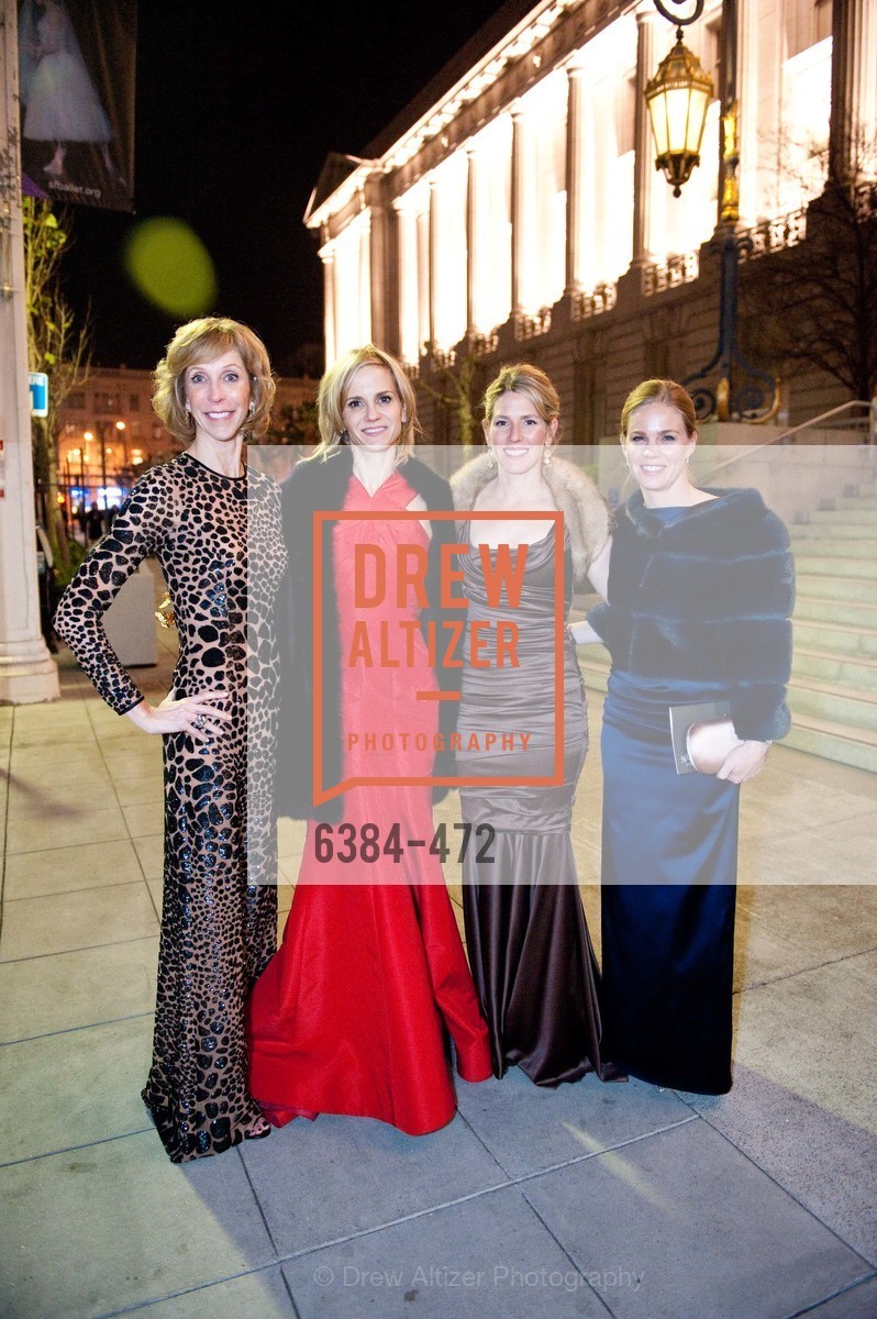 Nancy Kukacka, Ann Marie Peterson, Erin O'Donovan, Alison Bhusri, SAN FRANCISCO BALLET Opening Night Gala: PHENOMENAL - Intermission & Dinner, US. SF City Hall, January 22nd, 2014,Drew Altizer, Drew Altizer Photography, full-service agency, private events, San Francisco photographer, photographer california