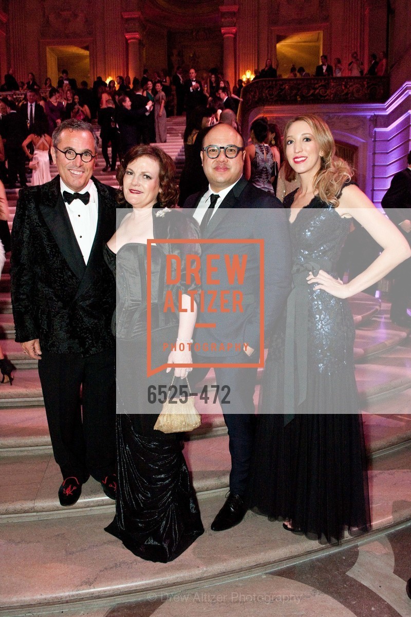Ricky Serbin, Jennifer Raiser, Jay Phillips, Kelly Larkin, SAN FRANCISCO BALLET Opening Night Gala: PHENOMENAL - Intermission & Dinner, US. SF City Hall, January 22nd, 2014,Drew Altizer, Drew Altizer Photography, full-service agency, private events, San Francisco photographer, photographer california