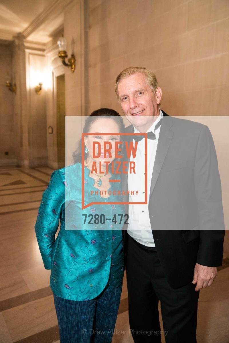 Martha Hertelendy, George Norton, SAN FRANCISCO BALLET Opening Night Gala: PHENOMENAL - Intermission & Dinner, US. SF City Hall, January 22nd, 2014,Drew Altizer, Drew Altizer Photography, full-service agency, private events, San Francisco photographer, photographer california