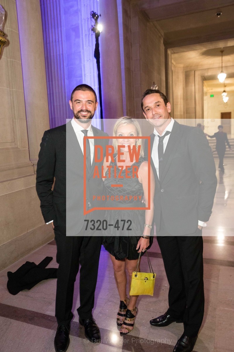 John Gidding, Angie Silvy, Damian Smith, SAN FRANCISCO BALLET Opening Night Gala: PHENOMENAL - Intermission & Dinner, US. SF City Hall, January 22nd, 2014