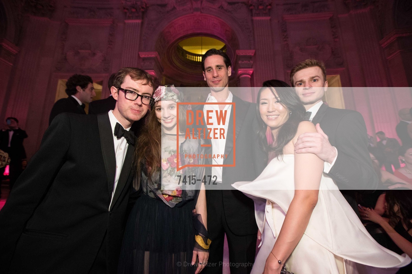 Edward King, Maria Kochetkova, Miho Nedvigin, Gennadi Nedvigin, SAN FRANCISCO BALLET Opening Night Gala: PHENOMENAL - Intermission & Dinner, US. SF City Hall, January 22nd, 2014,Drew Altizer, Drew Altizer Photography, full-service agency, private events, San Francisco photographer, photographer california