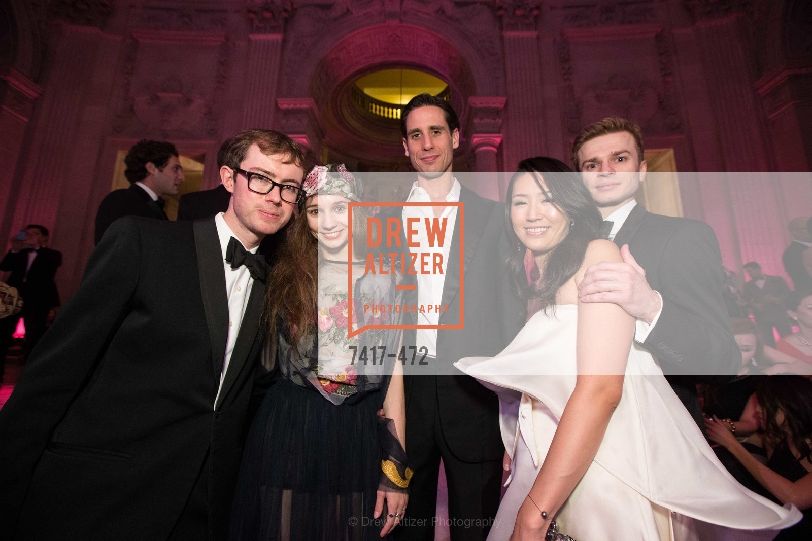 Edward King, Maria Kochetkova, Miho Nedvigin, Gennadi Nedvigin, SAN FRANCISCO BALLET Opening Night Gala: PHENOMENAL - Intermission & Dinner, US. SF City Hall, January 22nd, 2014,Drew Altizer, Drew Altizer Photography, full-service agency, private events, San Francisco photographer, photographer california