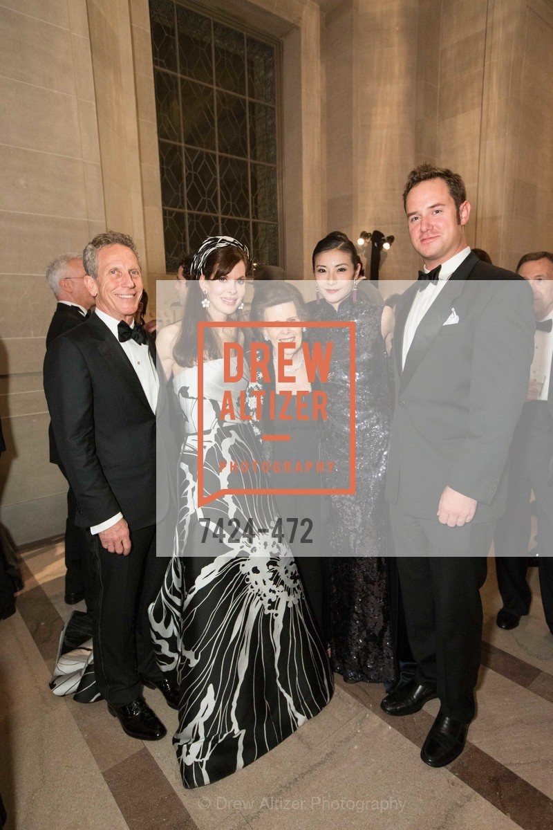 Jim Marver, Stephanie Ejabat, Lucy Jewett, Yuan Yuan Tan, Drew Weyerhaeuser, SAN FRANCISCO BALLET Opening Night Gala: PHENOMENAL - Intermission & Dinner, US. SF City Hall, January 22nd, 2014,Drew Altizer, Drew Altizer Photography, full-service agency, private events, San Francisco photographer, photographer california