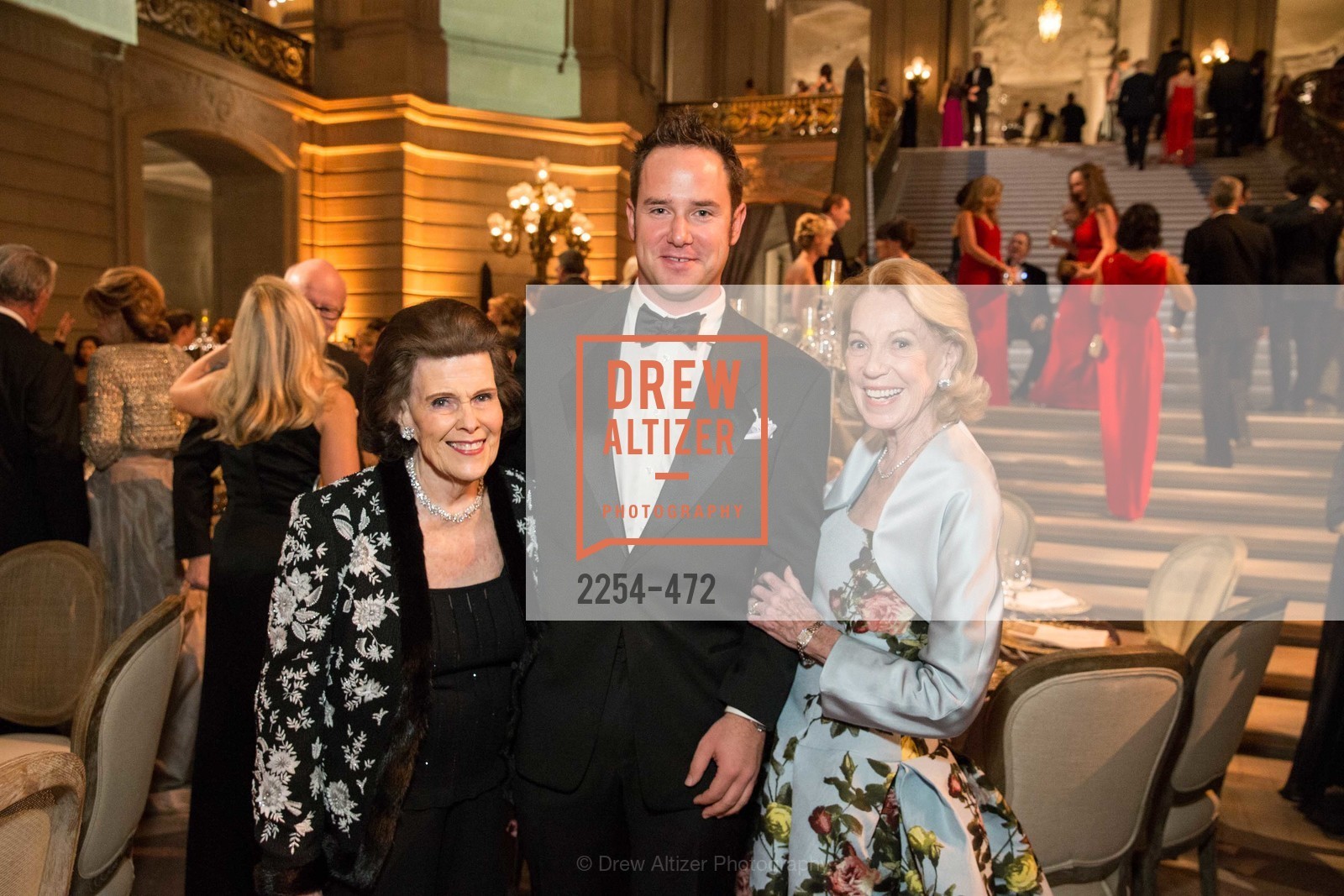 Lucy Jewett, Drew Weyerhaeuser, Charlotte Shultz, SAN FRANCISCO BALLET Opening Night Gala: PHENOMENAL - Intermission & Dinner, US. SF City Hall, January 22nd, 2014,Drew Altizer, Drew Altizer Photography, full-service agency, private events, San Francisco photographer, photographer california