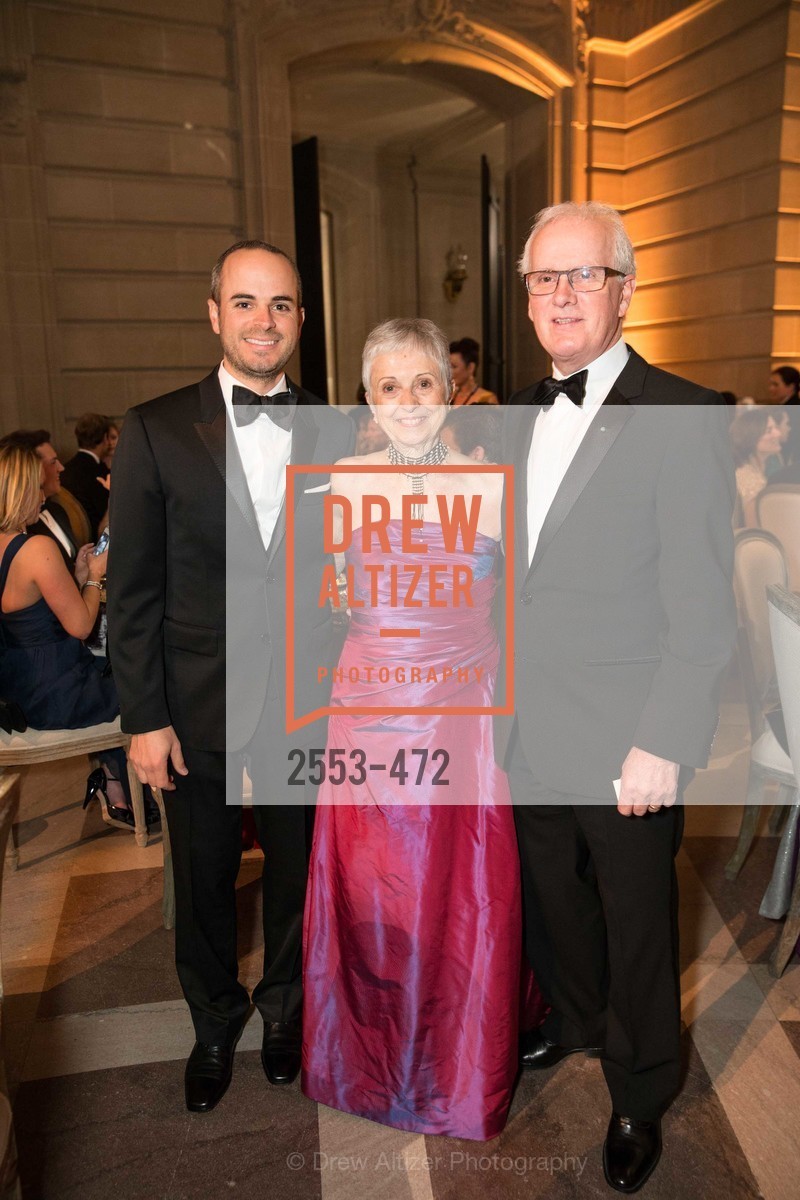 Erik Tomasson, Marlene Tomasson, Helgi Tomasson, SAN FRANCISCO BALLET Opening Night Gala: PHENOMENAL - Intermission & Dinner, US. SF City Hall, January 22nd, 2014,Drew Altizer, Drew Altizer Photography, full-service agency, private events, San Francisco photographer, photographer california