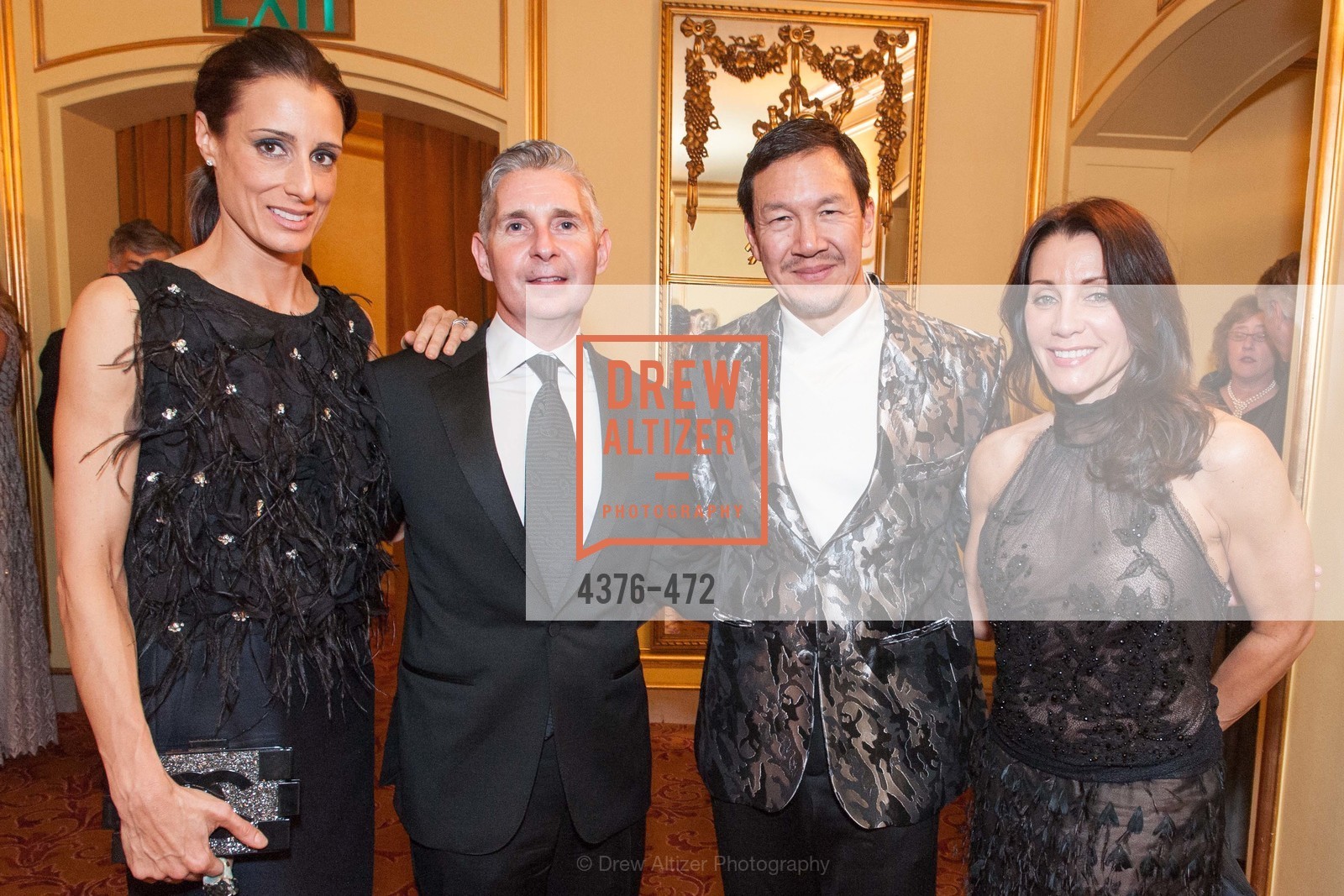 Christine Bronstein, Eric Murphy, Timothy Wu, Debra Taylor, SAN FRANCISCO BALLET Opening Night Gala: PHENOMENAL - Intermission & Dinner, US. SF City Hall, January 22nd, 2014,Drew Altizer, Drew Altizer Photography, full-service agency, private events, San Francisco photographer, photographer california