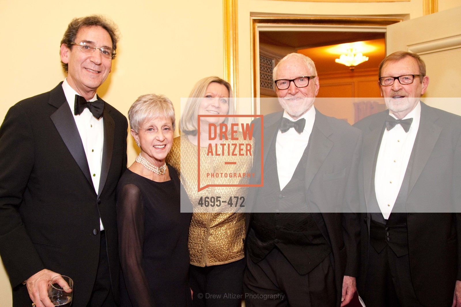 Fred Levin, Nancy Livingston, James Hormel, SAN FRANCISCO BALLET Opening Night Gala: PHENOMENAL - Intermission & Dinner, US. SF City Hall, January 22nd, 2014,Drew Altizer, Drew Altizer Photography, full-service agency, private events, San Francisco photographer, photographer california