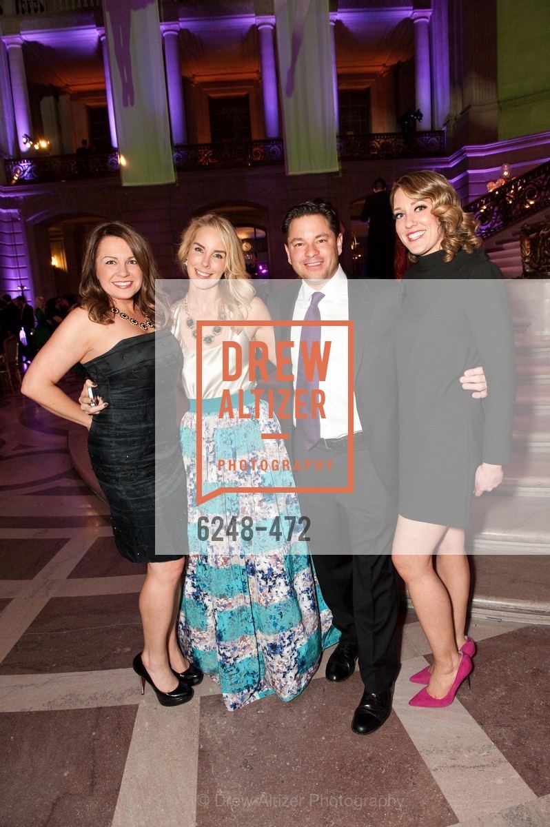 Jennifer Phoenix, Erin Danielson, Mike Pristo, Mickey Phoenix, SAN FRANCISCO BALLET Opening Night Gala: PHENOMENAL - Intermission & Dinner, US. SF City Hall, January 22nd, 2014,Drew Altizer, Drew Altizer Photography, full-service agency, private events, San Francisco photographer, photographer california