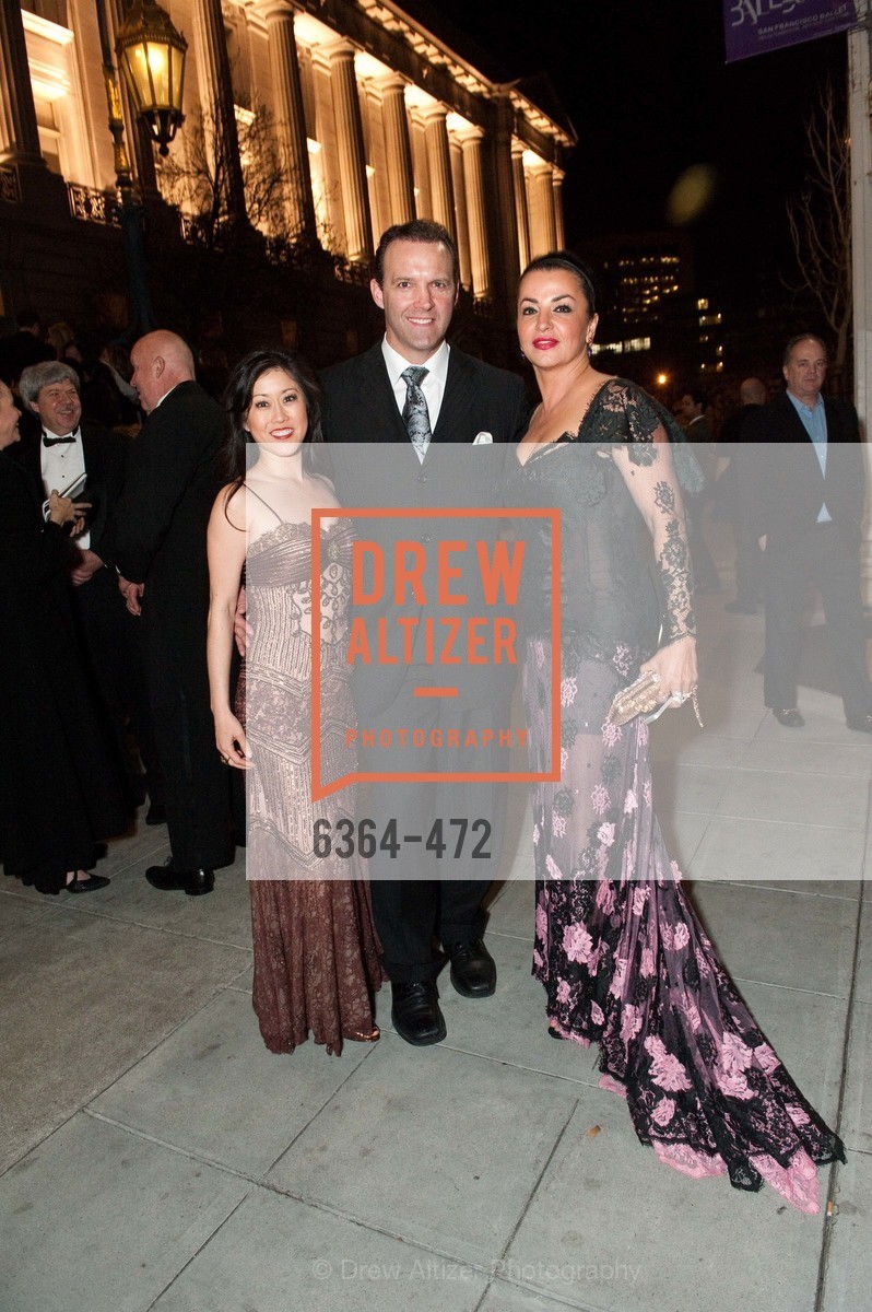 Kristi Yamaguchi, Bret Hedican, Azadeh Riaz, SAN FRANCISCO BALLET Opening Night Gala: PHENOMENAL - Intermission & Dinner, US. SF City Hall, January 22nd, 2014,Drew Altizer, Drew Altizer Photography, full-service agency, private events, San Francisco photographer, photographer california