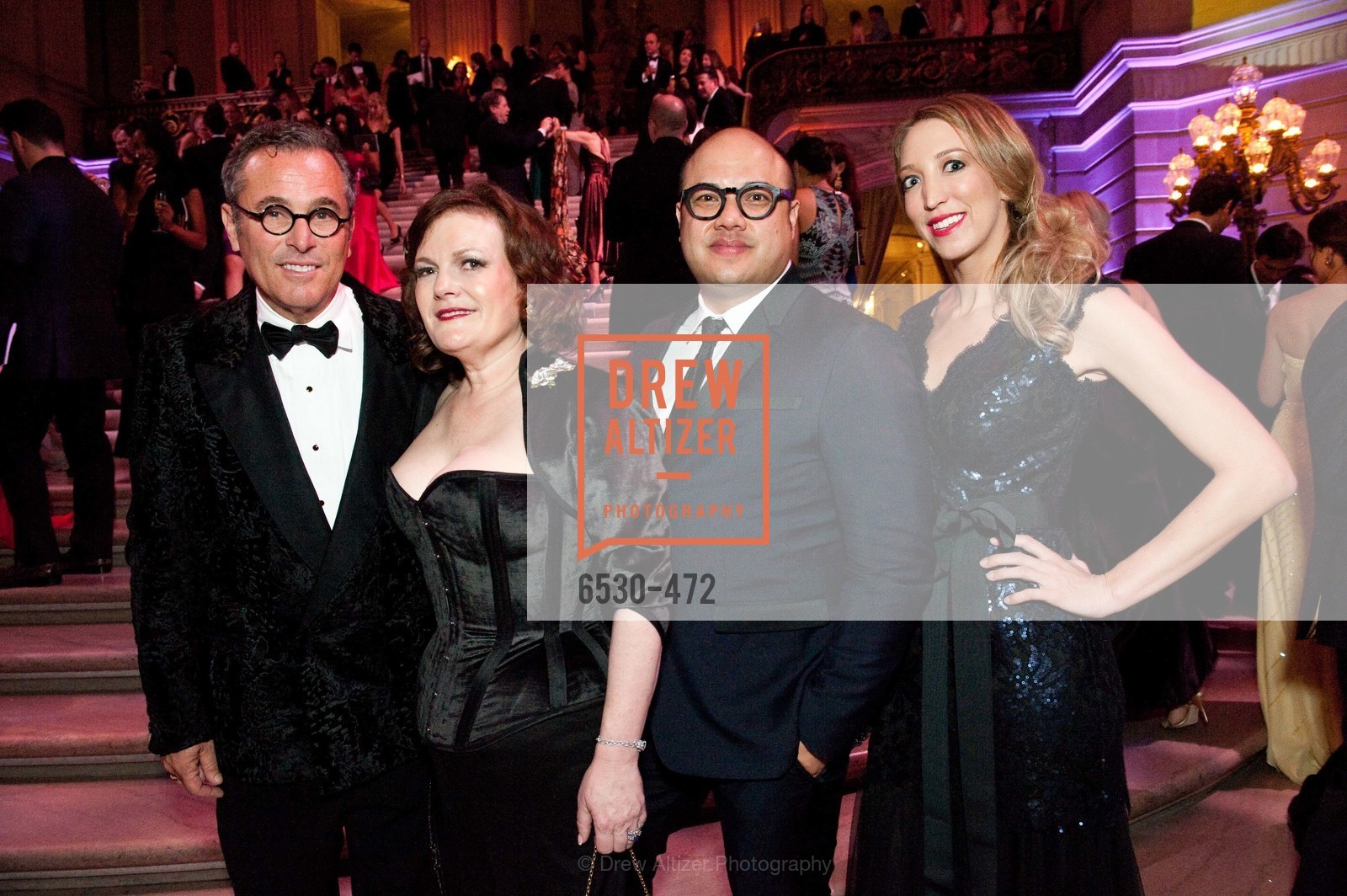 Ricky Serbin, Jennifer Raiser, Jay Phillips, Kelly Larkin, SAN FRANCISCO BALLET Opening Night Gala: PHENOMENAL - Intermission & Dinner, US. SF City Hall, January 22nd, 2014,Drew Altizer, Drew Altizer Photography, full-service agency, private events, San Francisco photographer, photographer california