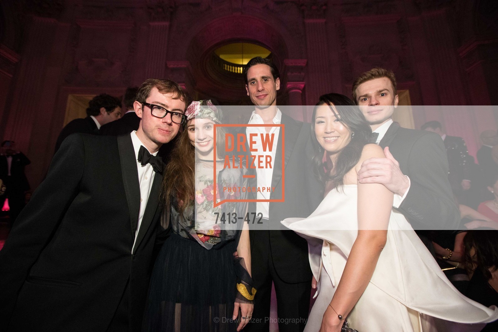 Edward King, Maria Kochetkova, Miho Nedvigin, Gennadi Nedvigin, SAN FRANCISCO BALLET Opening Night Gala: PHENOMENAL - Intermission & Dinner, US. SF City Hall, January 22nd, 2014,Drew Altizer, Drew Altizer Photography, full-service agency, private events, San Francisco photographer, photographer california