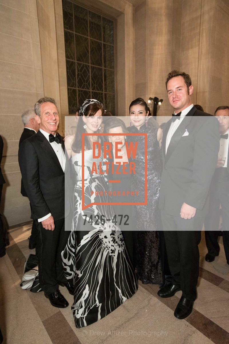 Jim Marver, Stephanie Ejabat, Lucy Jewett, Yuan Yuan Tan, Drew Weyerhaeuser, SAN FRANCISCO BALLET Opening Night Gala: PHENOMENAL - Intermission & Dinner, US. SF City Hall, January 22nd, 2014,Drew Altizer, Drew Altizer Photography, full-service event agency, private events, San Francisco photographer, photographer California