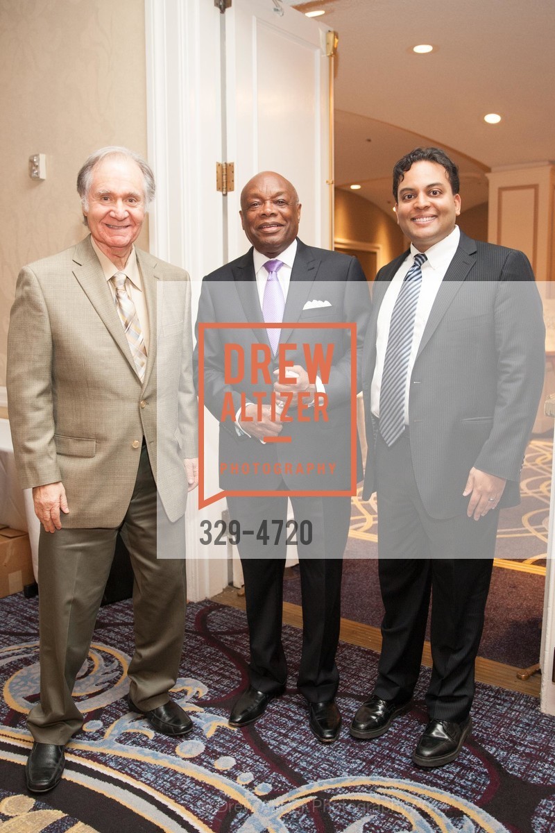 Charlie Garfield, Willie Brown, Kaushik Roy, Photo #329-4720