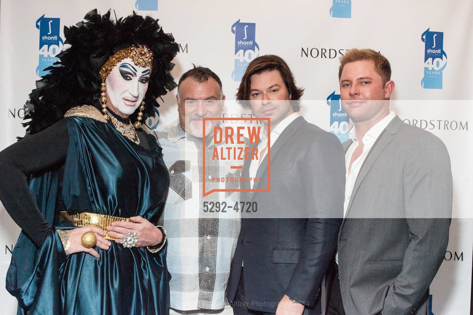 Sister Roma, Michael Youens, Deke Rogers, Joseph Rogers, SHANTI'S 40th Anniversary Benefit: Compassion is Universal, US, October 19th, 2014, Photo #5292-4720 Sister Roma, Michael Youens, Deke Rogers, Joseph Rogers, Photo #5292-4720