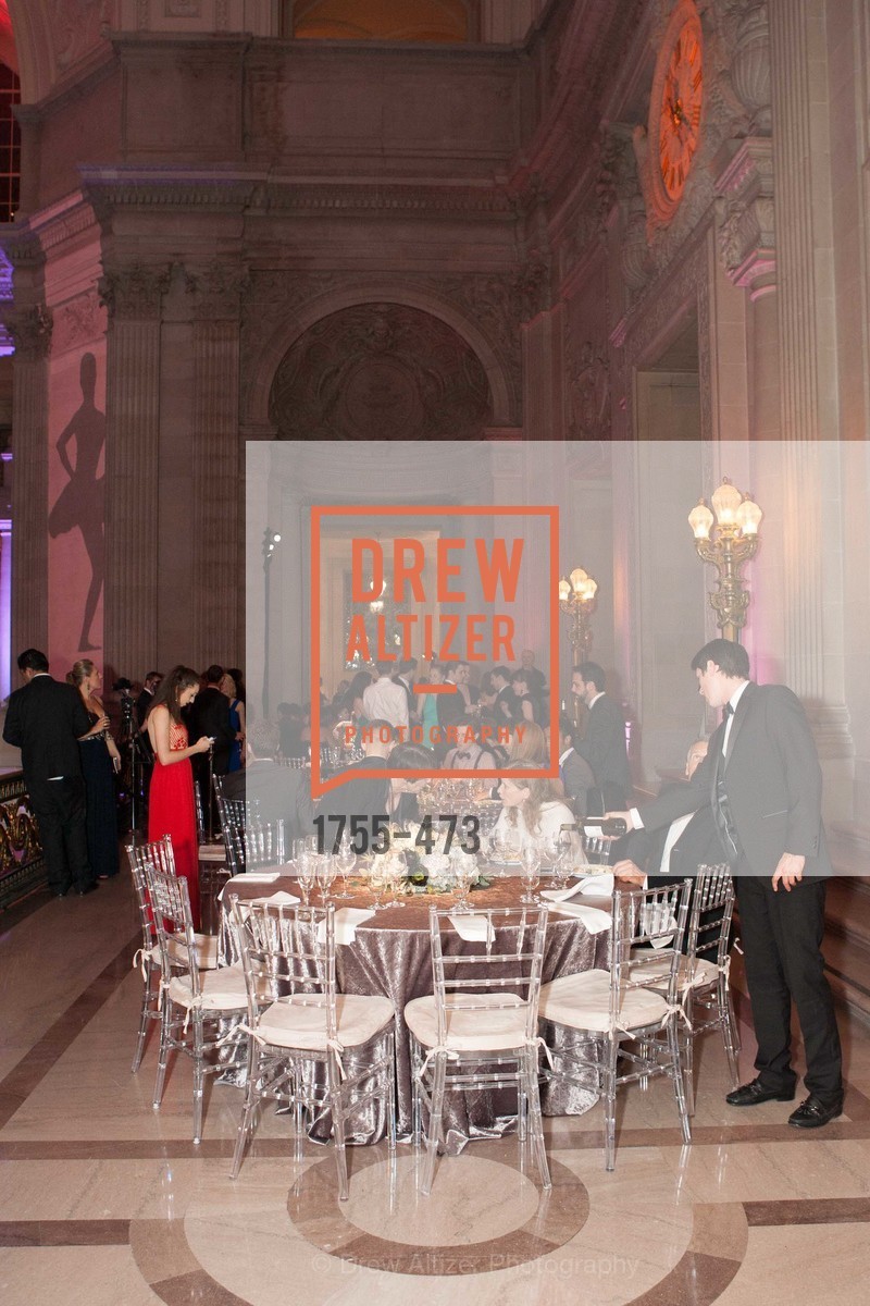 Atmosphere, ENCORE! at San Francisco BALLET'S 2014 Season Opening Night Gala, US. US, January 22nd, 2014,Drew Altizer, Drew Altizer Photography, full-service agency, private events, San Francisco photographer, photographer california