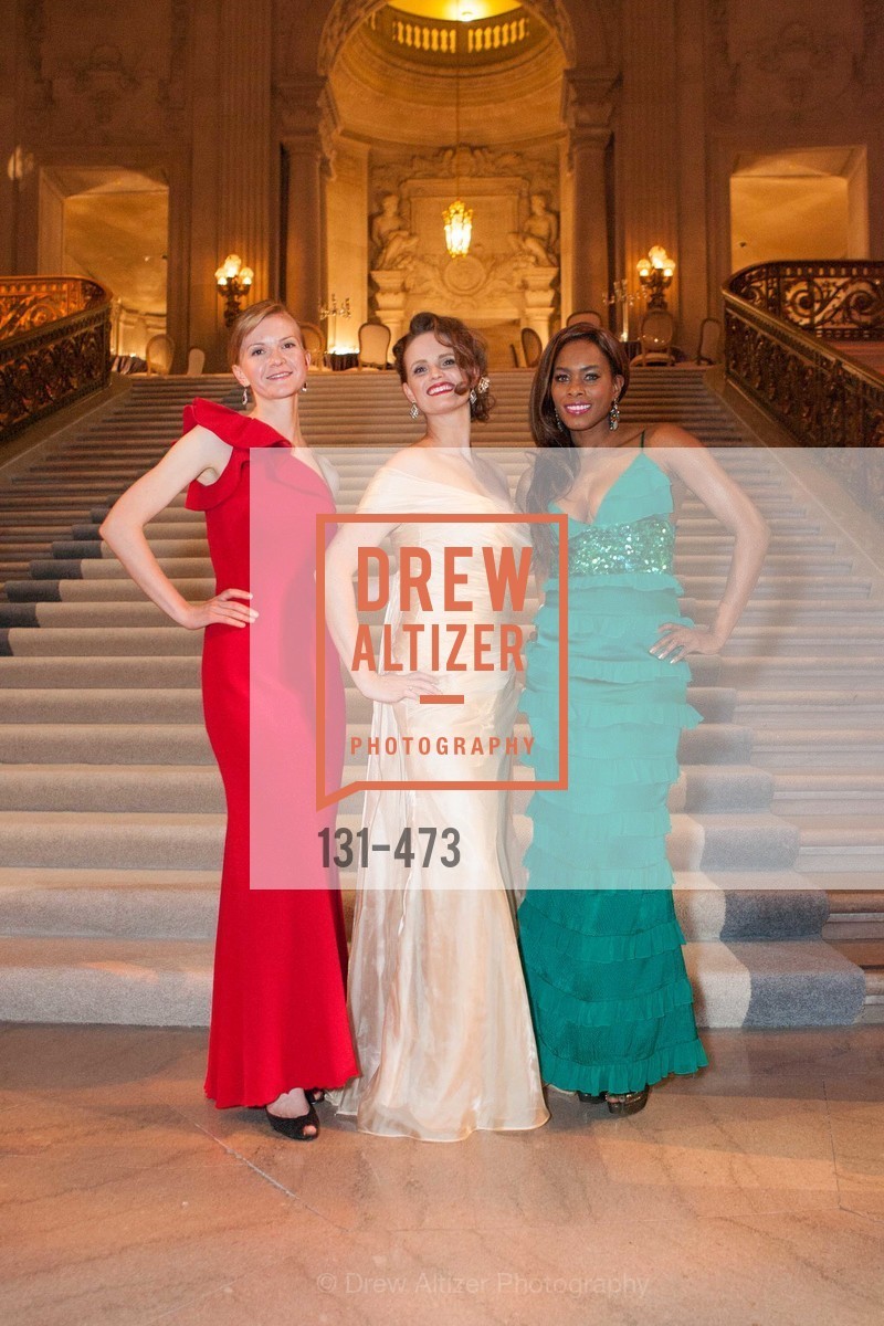 Greer Goings, Alyson Blume, Vanessa Jean Baptiste, ENCORE! at San Francisco BALLET'S 2014 Season Opening Night Gala, US. US, January 22nd, 2014