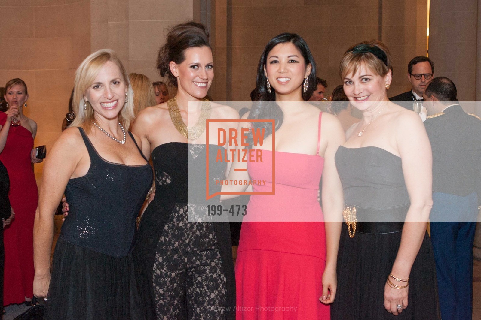 Beth Forsman, Ashley Tudor, Emily Hu, Jane Burkhard, ENCORE! at San Francisco BALLET'S 2014 Season Opening Night Gala, US. US, January 22nd, 2014,Drew Altizer, Drew Altizer Photography, full-service agency, private events, San Francisco photographer, photographer california