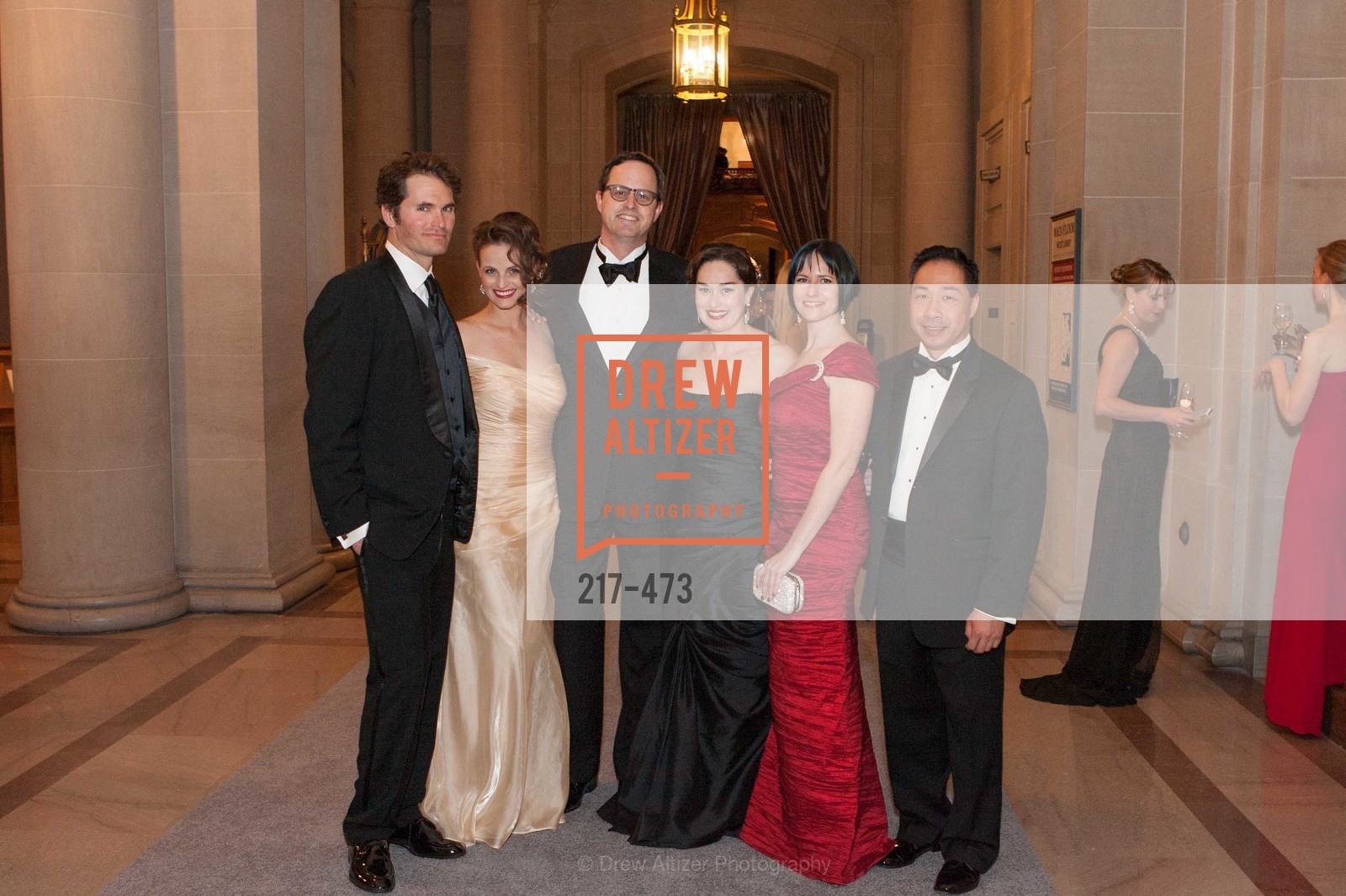 Rhett Butler, Alyson Blume, Justin Bank, Bridget Dixon Nguyen, Joanna Winter, Wilson Yan, ENCORE! at San Francisco BALLET'S 2014 Season Opening Night Gala, US. US, January 22nd, 2014