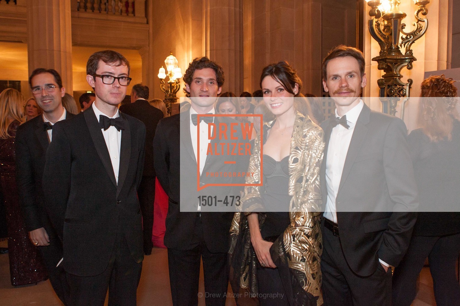 Edward King, Justin Fichelson, Katrina Barlow, Shawn Estes, ENCORE! at San Francisco BALLET'S 2014 Season Opening Night Gala, US. US, January 22nd, 2014,Drew Altizer, Drew Altizer Photography, full-service agency, private events, San Francisco photographer, photographer california