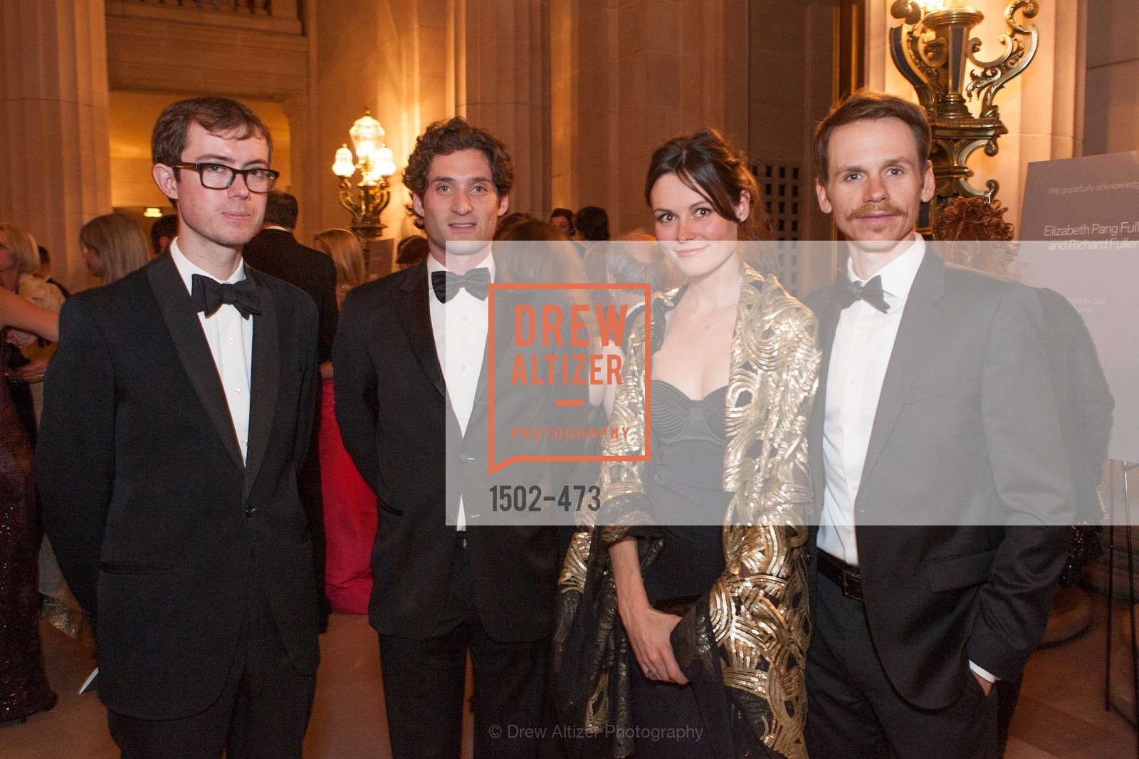 Edward King, Justin Fichelson, Katrina Barlow, Shawn Estes, ENCORE! at San Francisco BALLET'S 2014 Season Opening Night Gala, US. US, January 22nd, 2014,Drew Altizer, Drew Altizer Photography, full-service agency, private events, San Francisco photographer, photographer california