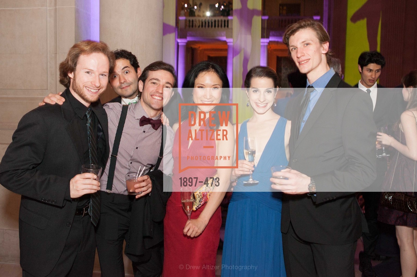 Benjamin Stewart, Diego Cruz Alvarez, Jose Gonzalez, Julia Rowe, Alex Reneff-Olson, ENCORE! at San Francisco BALLET'S 2014 Season Opening Night Gala, US. US, January 22nd, 2014,Drew Altizer, Drew Altizer Photography, full-service agency, private events, San Francisco photographer, photographer california