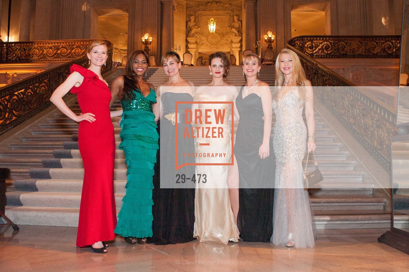 Greer Goings, Vanessa Jean Baptiste, Jane Burkhard, Alyson Blume, Kelly Cramer, Lena Gikkas, ENCORE! at San Francisco BALLET'S 2014 Season Opening Night Gala, US. US, January 22nd, 2014,Drew Altizer, Drew Altizer Photography, full-service agency, private events, San Francisco photographer, photographer california