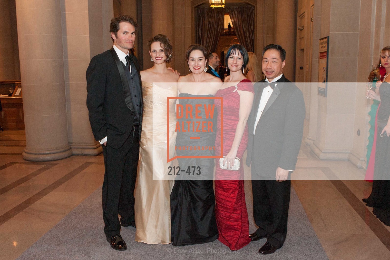 Rhett Butler, Alyson Blume, Bridget Dixon Nguyen, Joanna Winter, Wilson Yan, ENCORE! at San Francisco BALLET'S 2014 Season Opening Night Gala, US. US, January 22nd, 2014,Drew Altizer, Drew Altizer Photography, full-service agency, private events, San Francisco photographer, photographer california