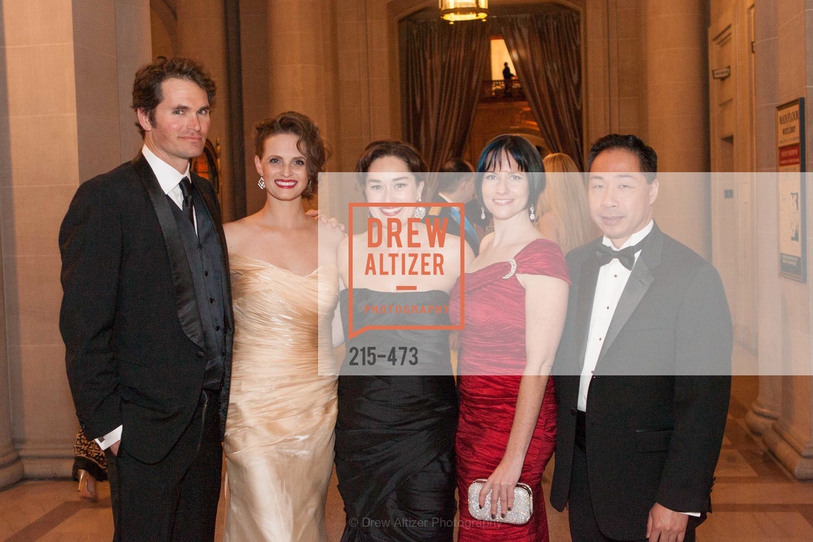 Rhett Butler, Alyson Blume, Bridget Dixon Nguyen, Joanna Winter, Wilson Yan, ENCORE! at San Francisco BALLET'S 2014 Season Opening Night Gala, US. US, January 22nd, 2014,Drew Altizer, Drew Altizer Photography, full-service agency, private events, San Francisco photographer, photographer california