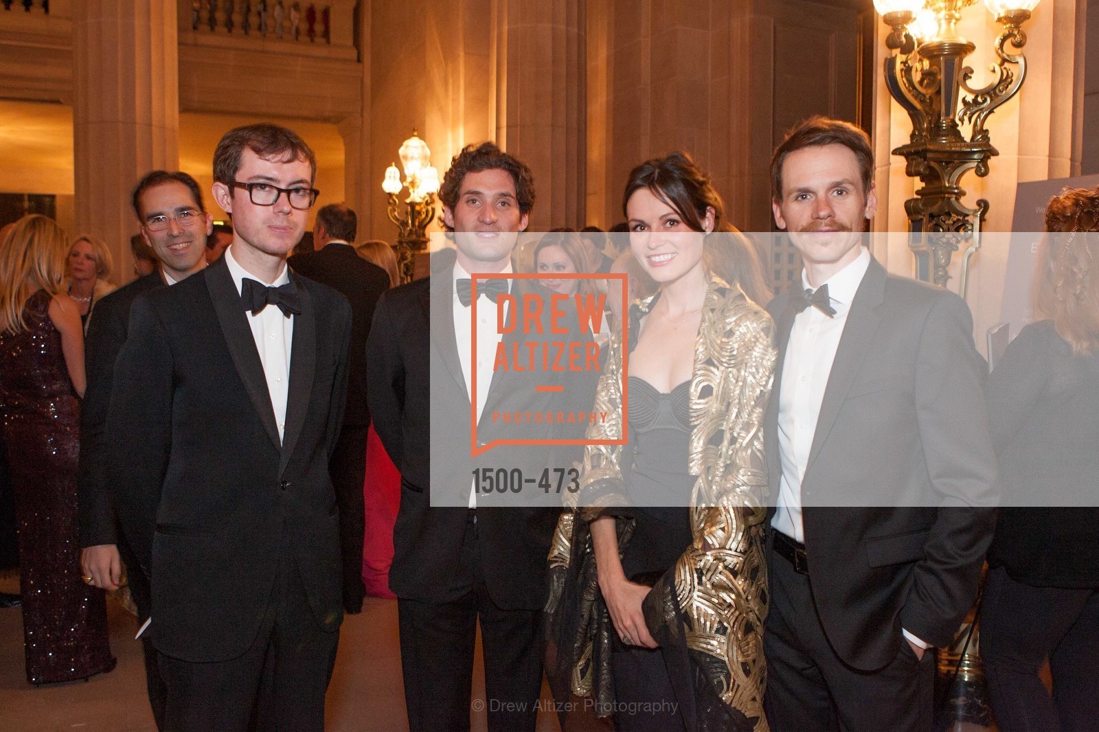 Edward King, Justin Fichelson, Katrina Barlow, Shawn Estes, ENCORE! at San Francisco BALLET'S 2014 Season Opening Night Gala, US. US, January 22nd, 2014,Drew Altizer, Drew Altizer Photography, full-service agency, private events, San Francisco photographer, photographer california