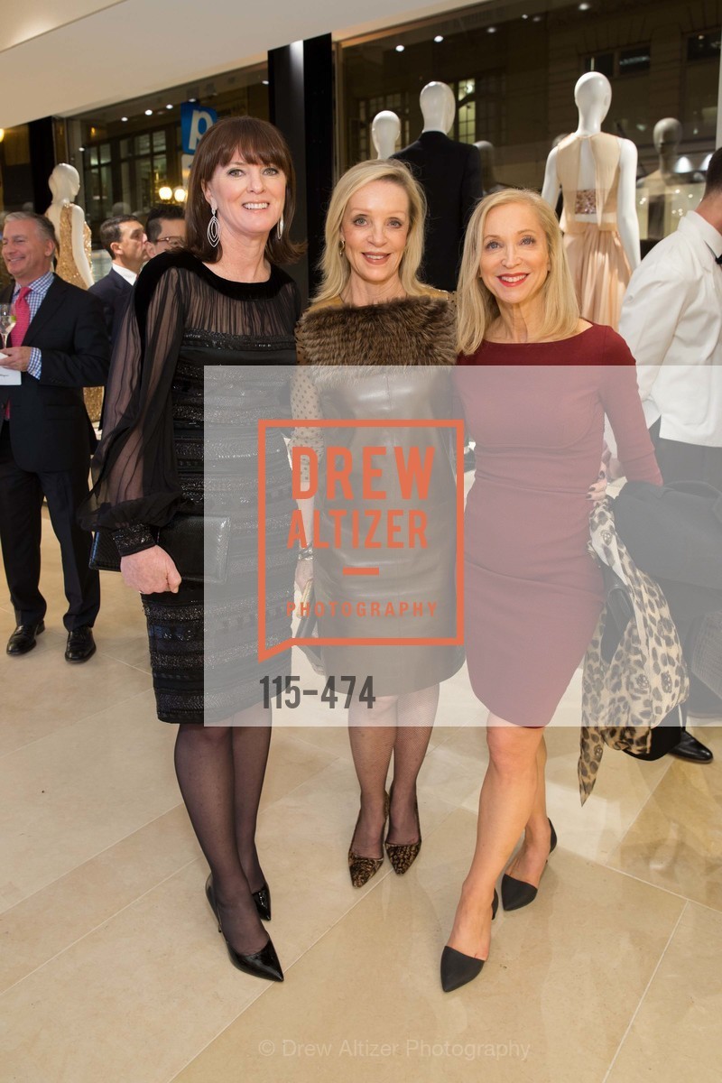 Allison Speer, Barbara Brown, Shelley Gordon, SALVATORE FERRAGAMO San Francisco Re-Opening, US. US, January 23rd, 2014